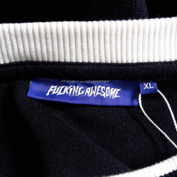 FA F*cking Awesome Logo Sweatshirt XL Black Skatercore Indie Vanguard - Picture 6 of 9